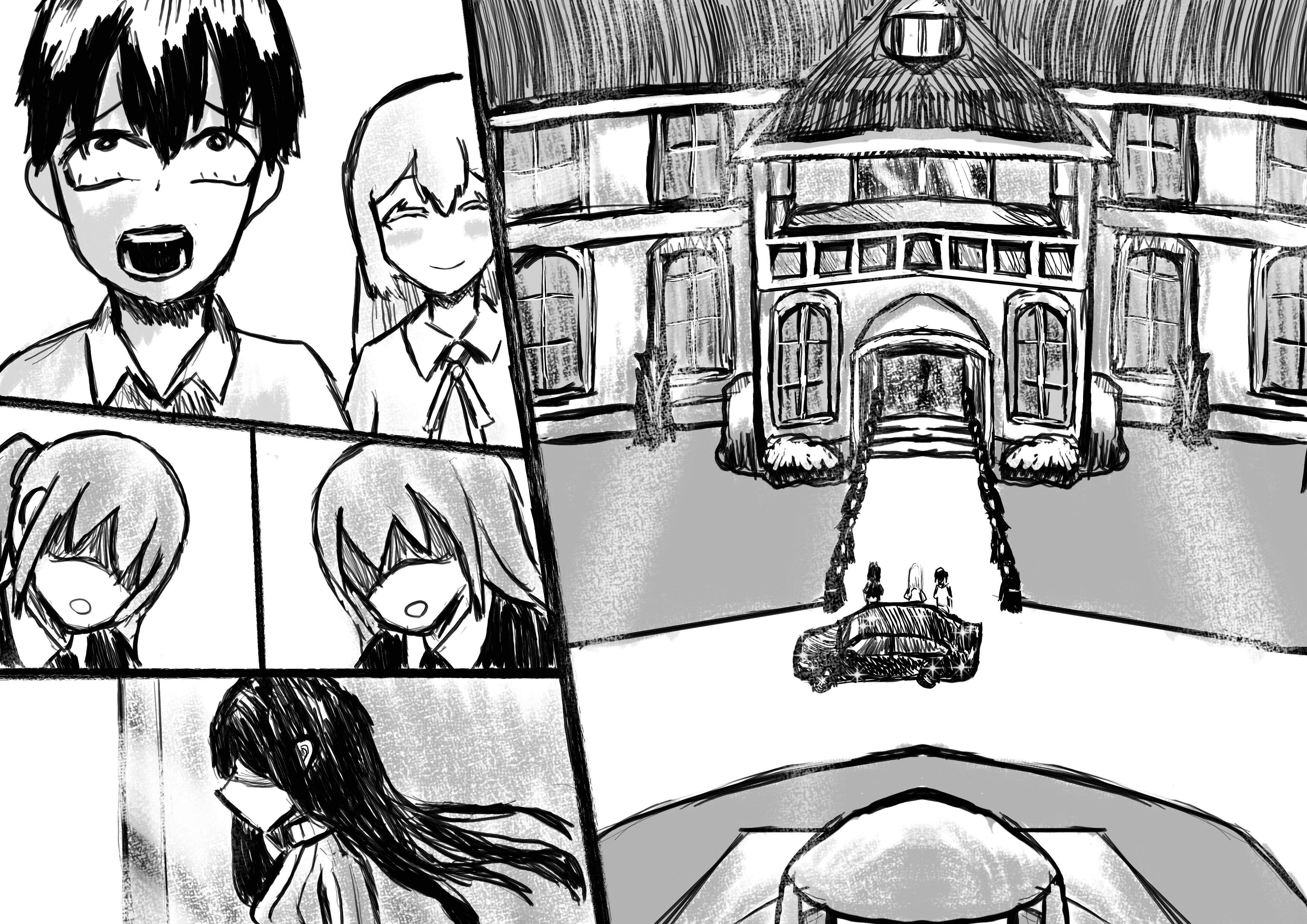 Skewed gender ratio! Regretting thinking it was easy: Chapter 35 - At friend's home