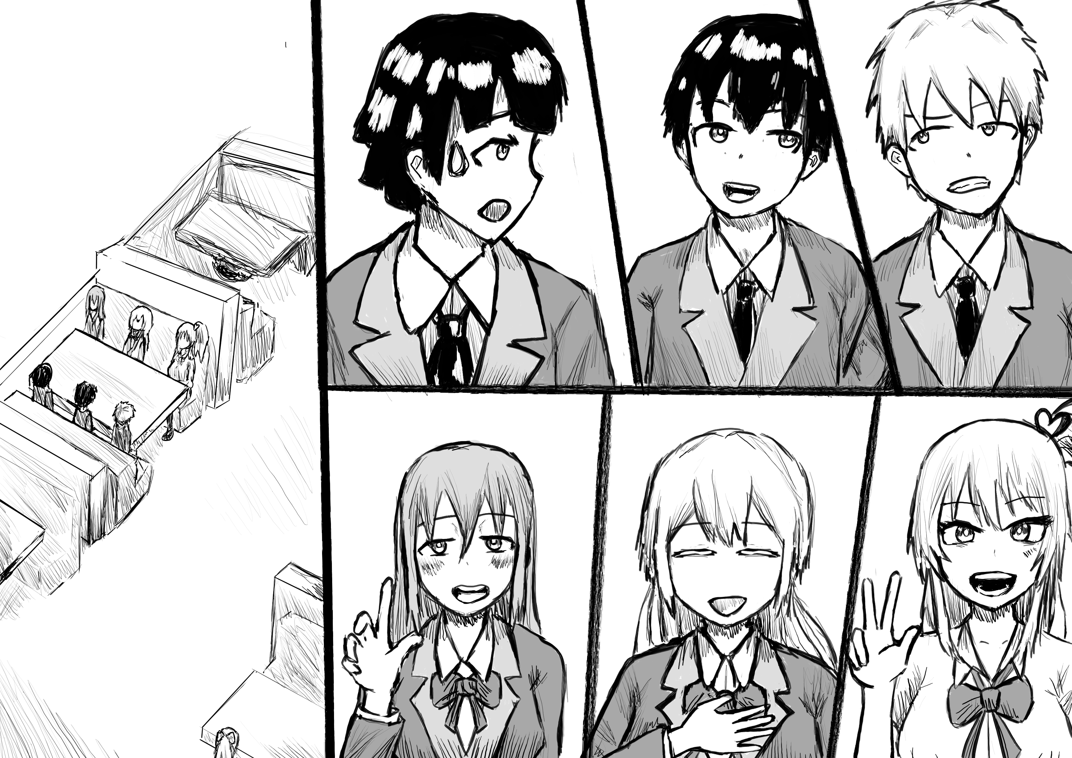 Skewed gender ratio! Regretting thinking it was easy: Chapter 55 - Goukon - part 1